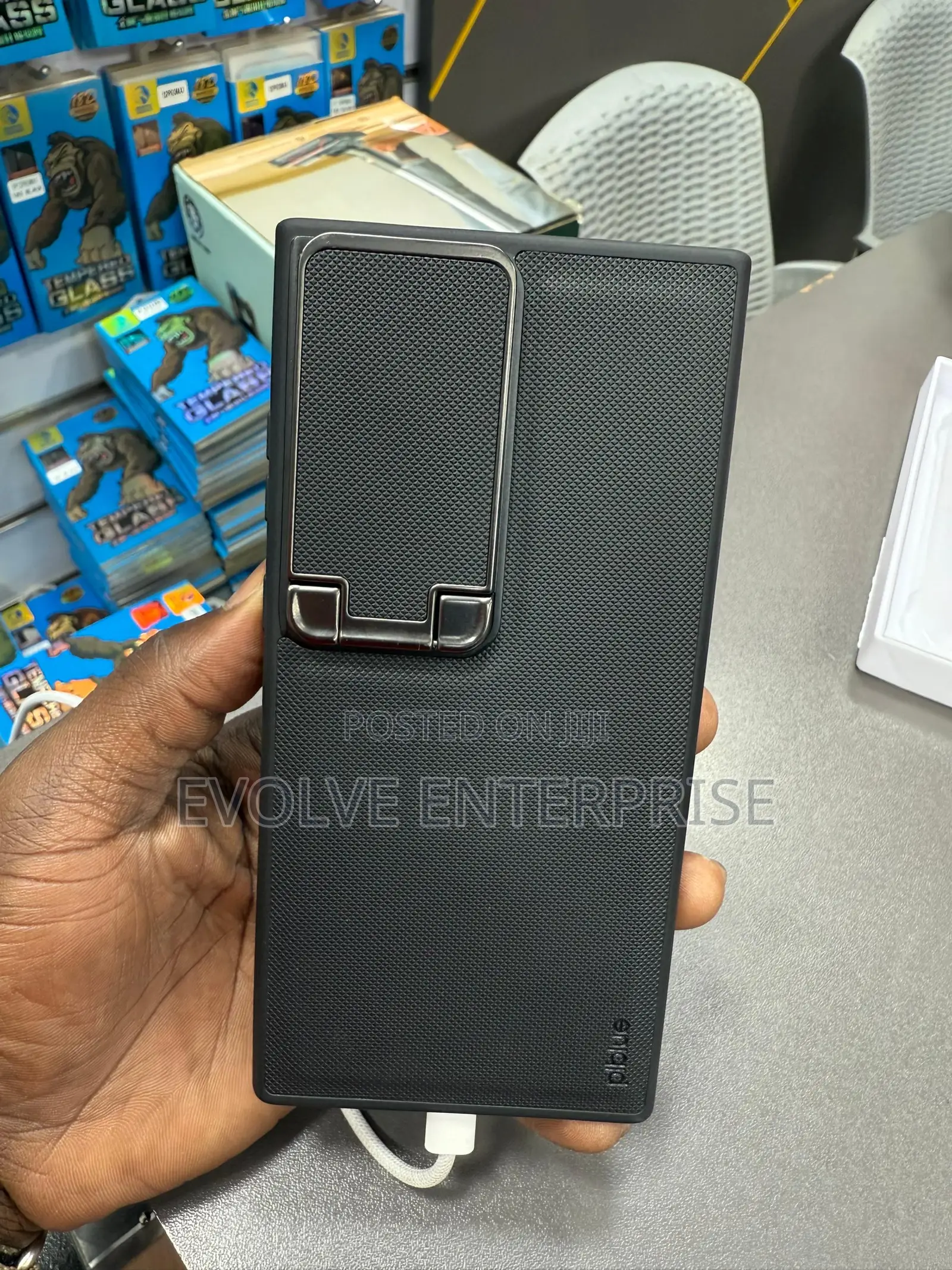 Leather Rotate Holder Case for Samsung Galaxy S25 Ultra