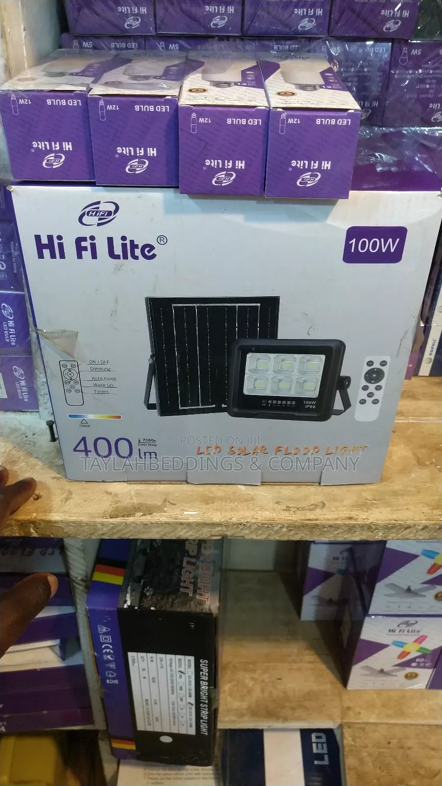 Hi Fi Lite 100W Heavy Duty Street Light SOLAR Security