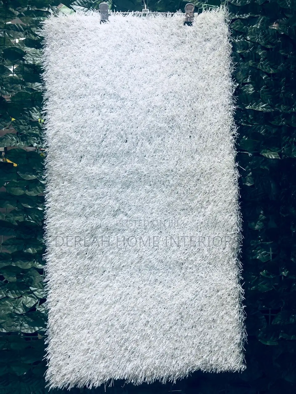 White Artificial Grass Carpet Per Square Meter