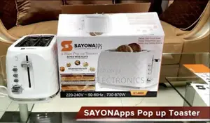 Sayona 2 Slice Pop Up Toaster 4459