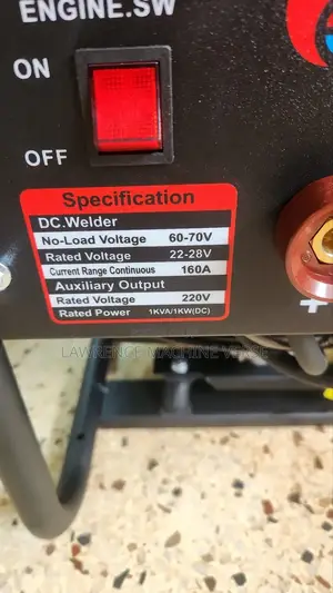 Gasoline Welding Generator 160A and 1kva