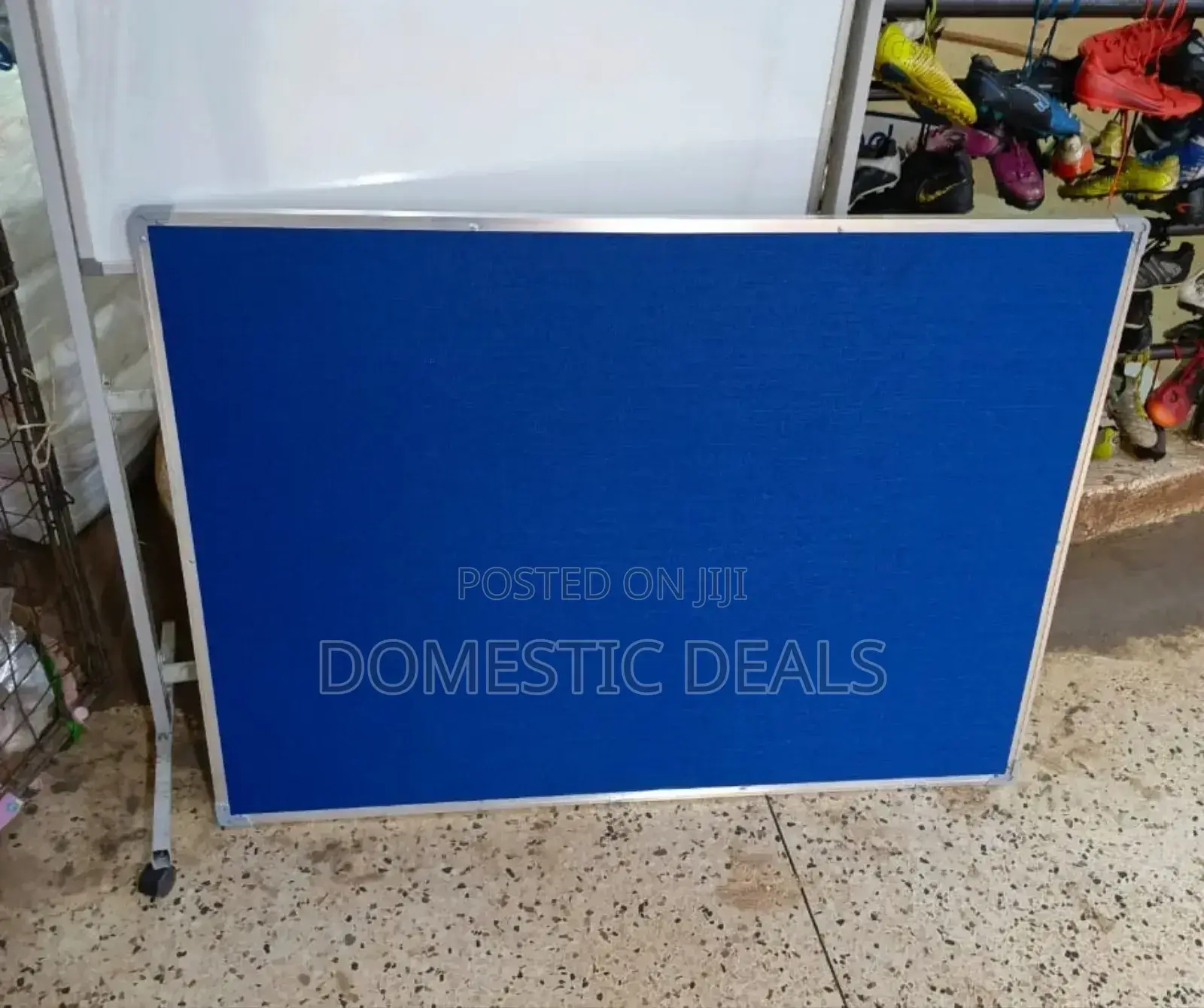 90x120cm Notice Board- Blue