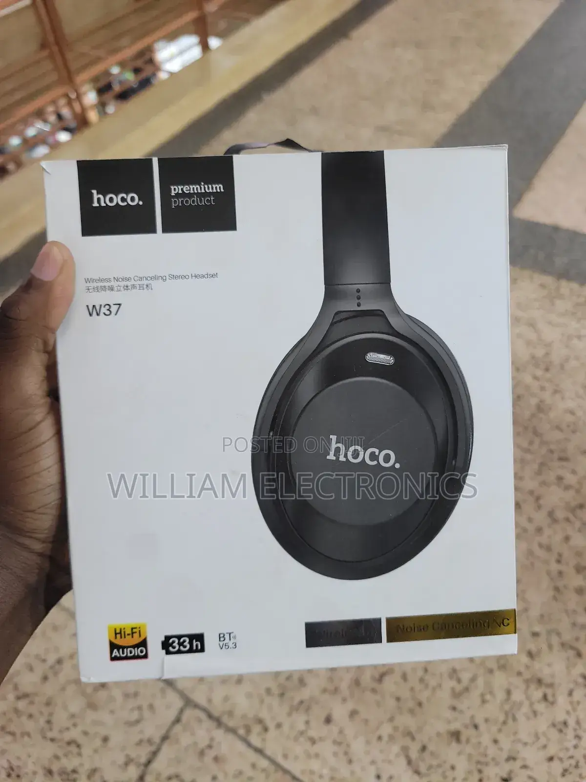 Hoco Wireless Noise Cancelling Stereo Headset W37