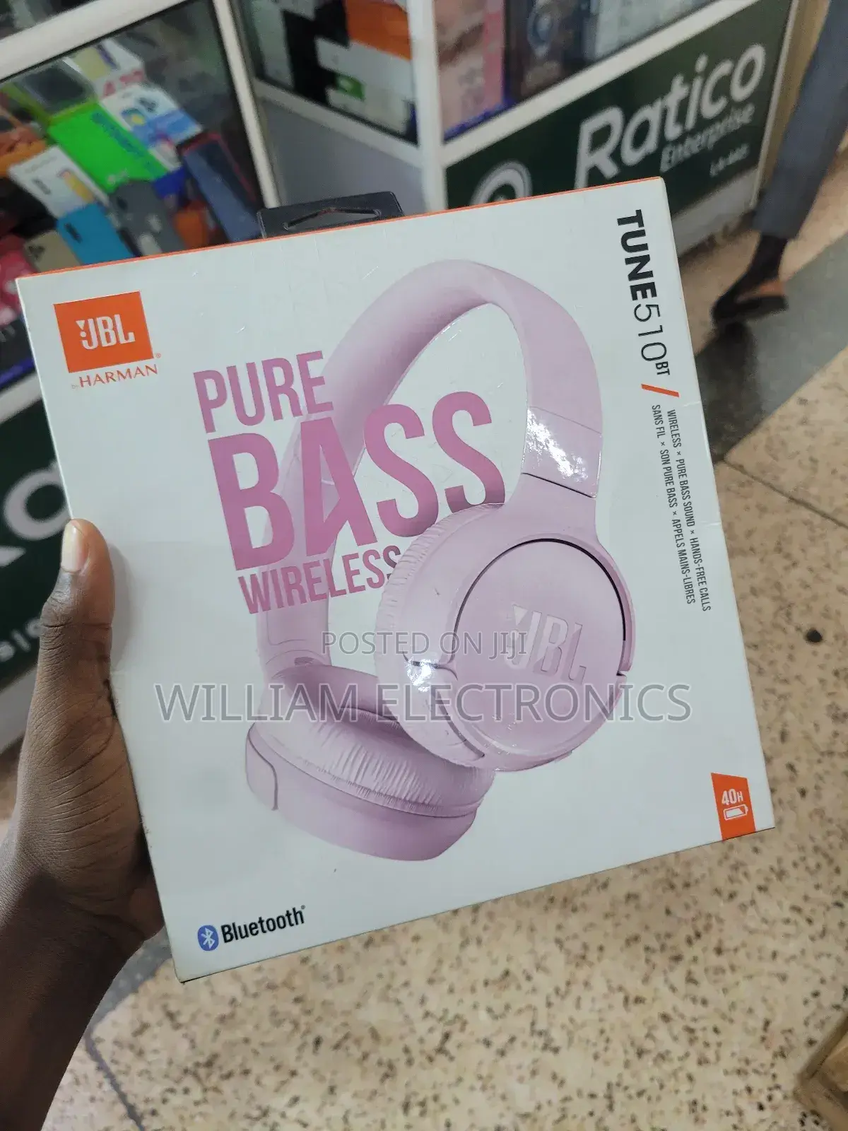 JBL 510BT Pure Bass Wireless Headsets