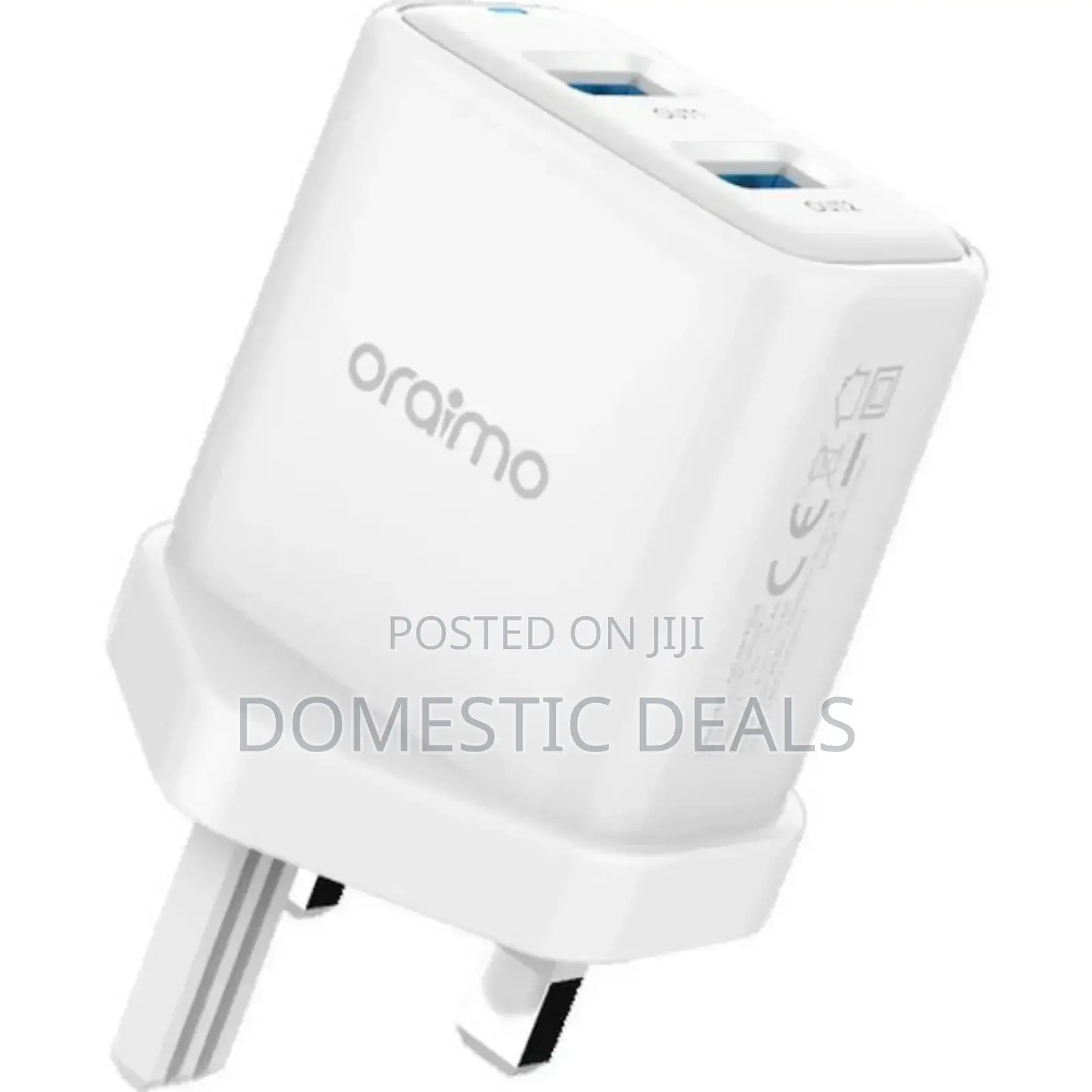 Oraimo 2 Port White Charger