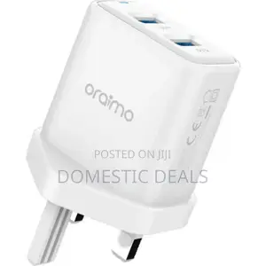 Oraimo 2 Port White Charger
