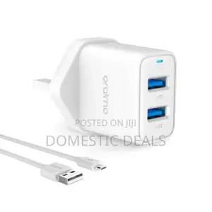 Oraimo 2 Port White Charger