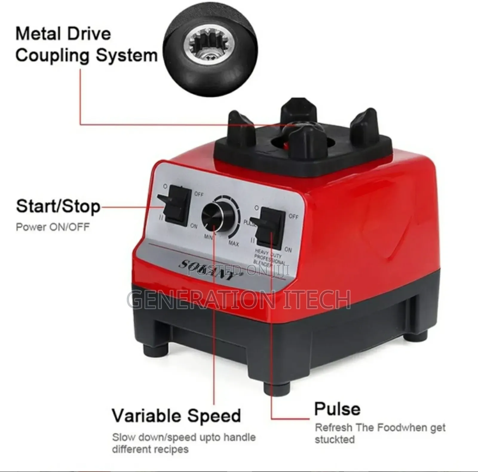 Multifunctional Blender - Super Power 7 Speed Blender