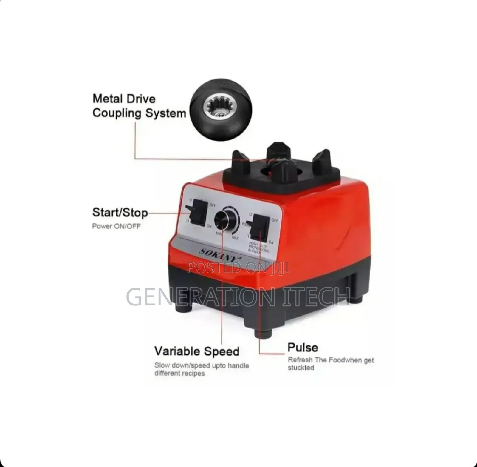 Multifunctional Blender - Super Power 7 Speed Blender