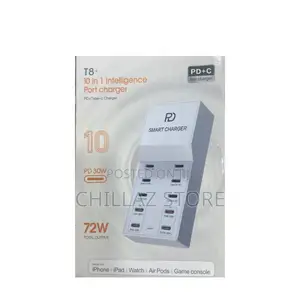 T8+ 10 in 1 Portable Port Charger.