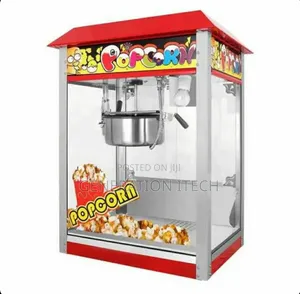 Electric Popcorn Machine -Red