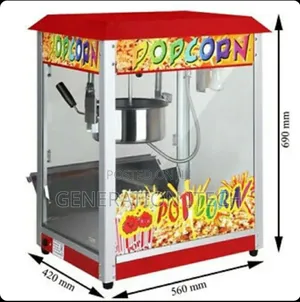 Electric Popcorn Machine -Red
