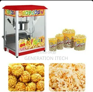 Electric Popcorn Machine -Red