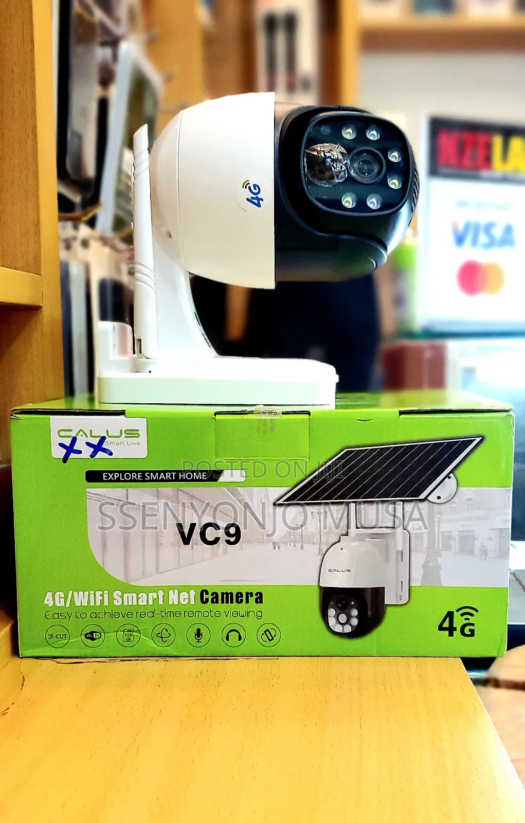 Calus Camera Vc9 -4g PTZ Solar CCTV Camera With Night Vision