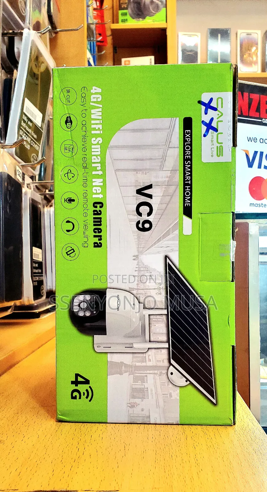 Calus Camera Vc9 -4g PTZ Solar CCTV Camera With Night Vision