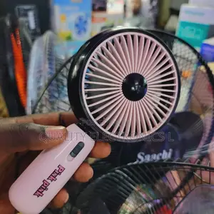 Pink Pink Rechargeable Hand Fan