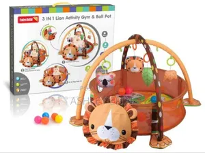 3 in 1 Lion Activity Gym and Ball Pit
