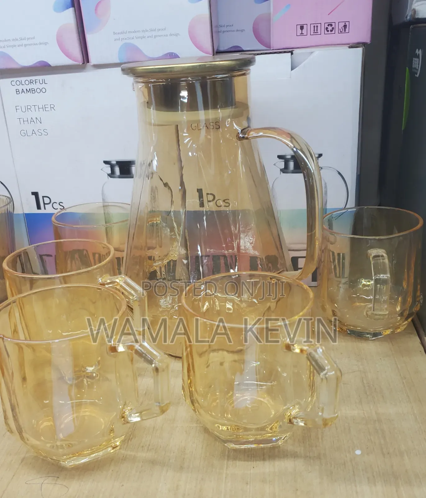 Crystal Glass Gold