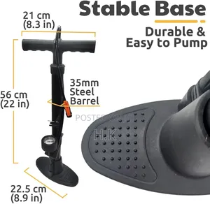 High-Pressure Bicycle Floor Pump