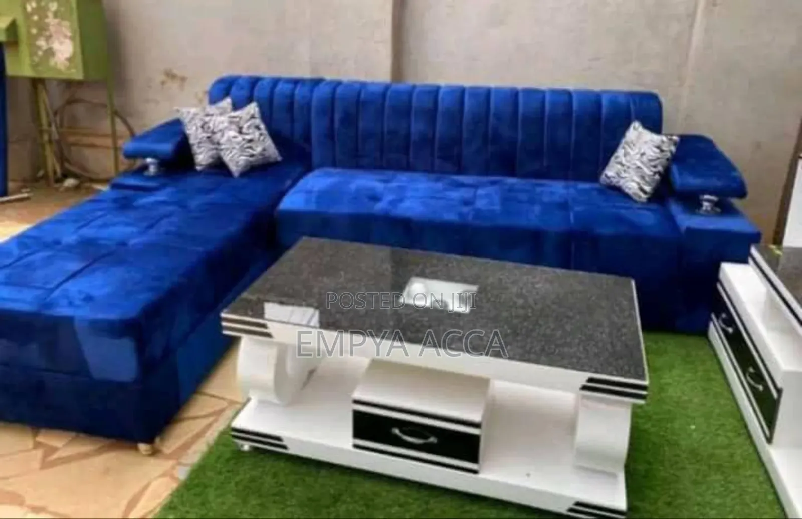 Blue Ku Biri Sofa