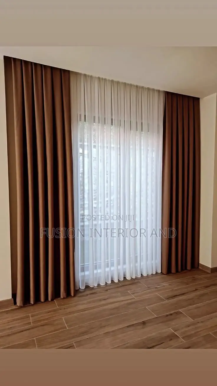 Coffee Brown Blackout Curtains