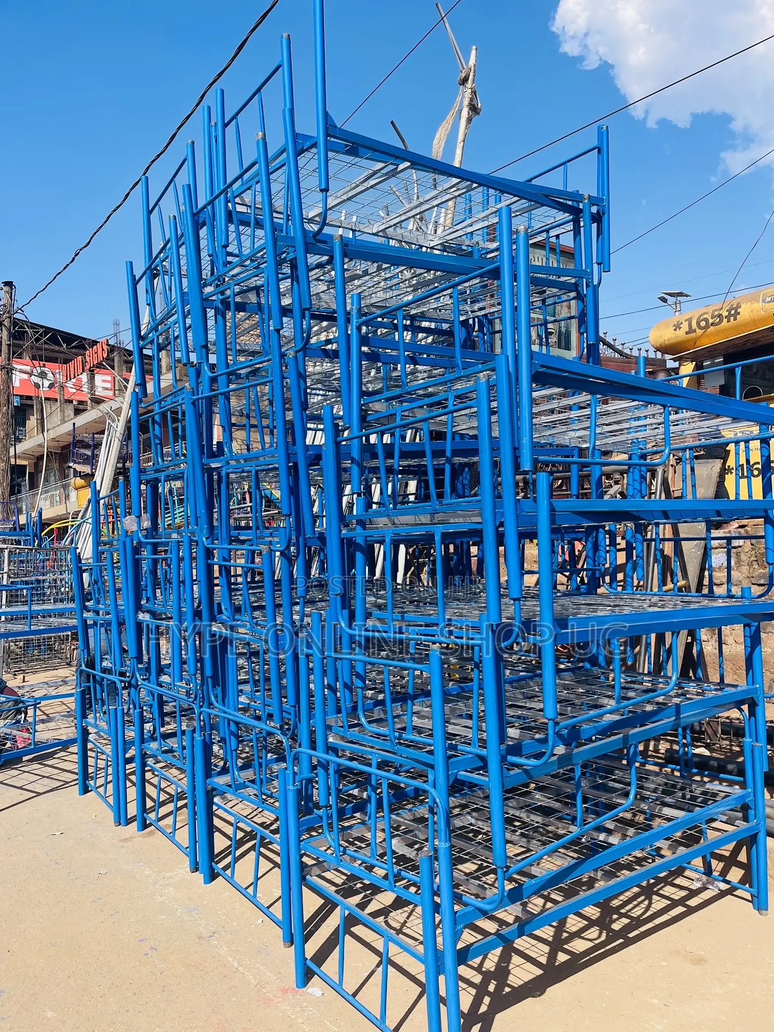 Blue Decker Beds for 3