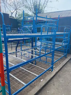Metal Blue Decker Beds