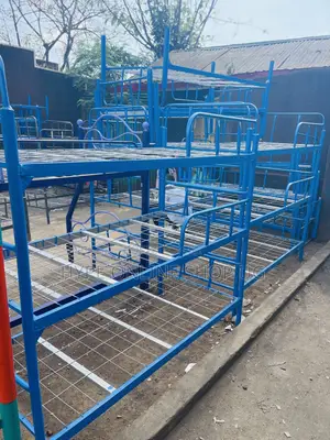 Metal Blue Decker Beds