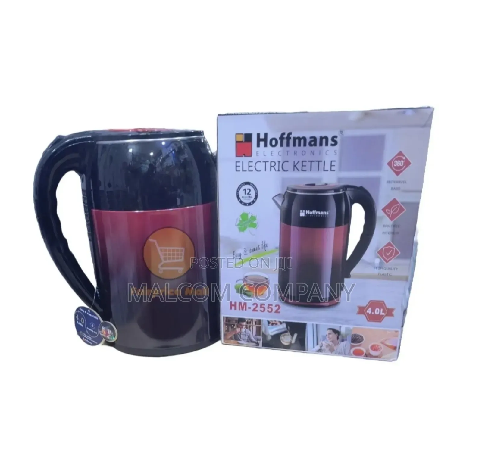 Hoffman 4ltr Electric Kettle (8 Cups)
