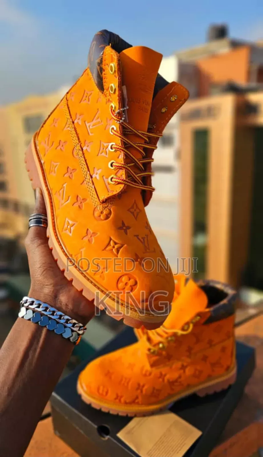 Lv X Yellow Timberland Boots