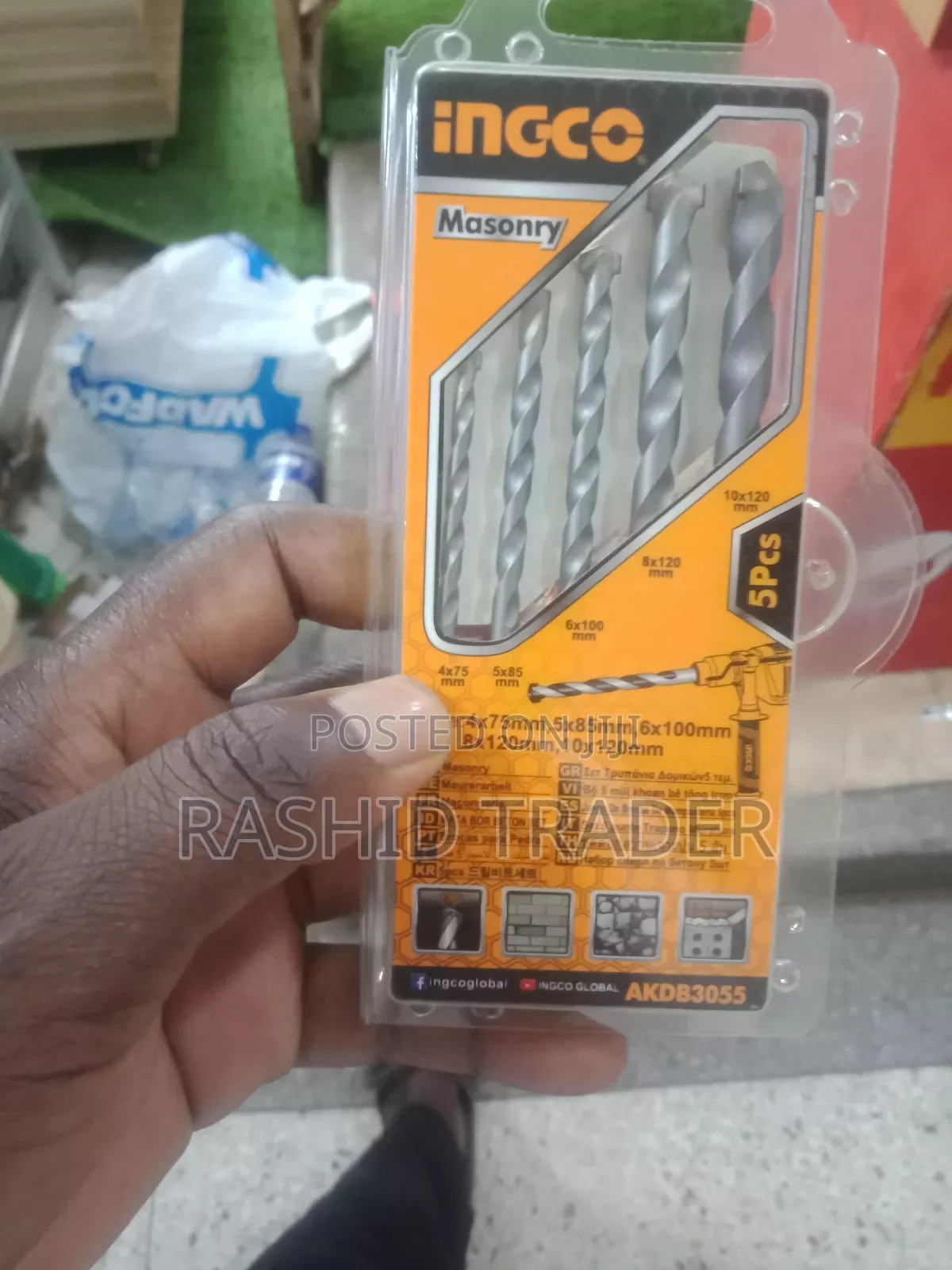 Ingco 5 PCS Masonry Drill Bits