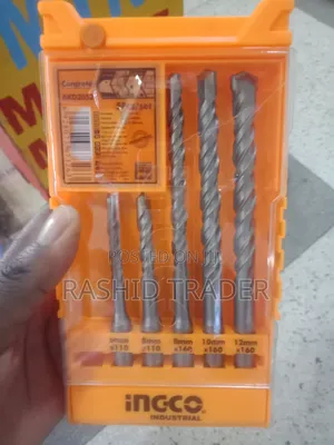 Ingco 5 PCS Concrete Drill Bits