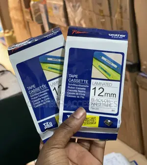 Brother Labelling Tape 12mm Black on White