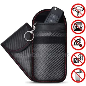 RFID Signal Blocking Keychain Faraday Bag for Car Keys| ATM