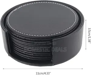 Leather Drink Cup Coasters