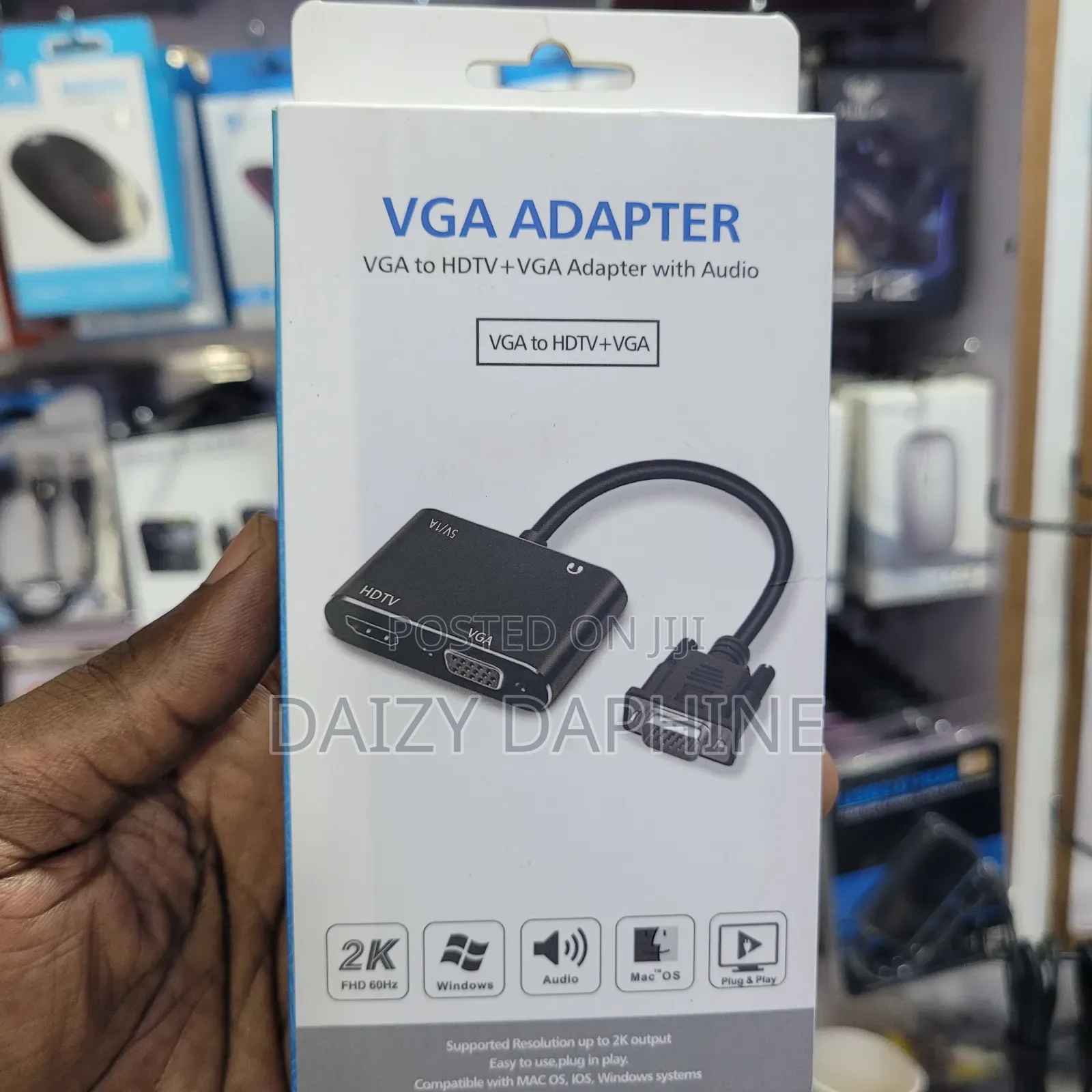 VGA Adaptor to HDMI +VGA +