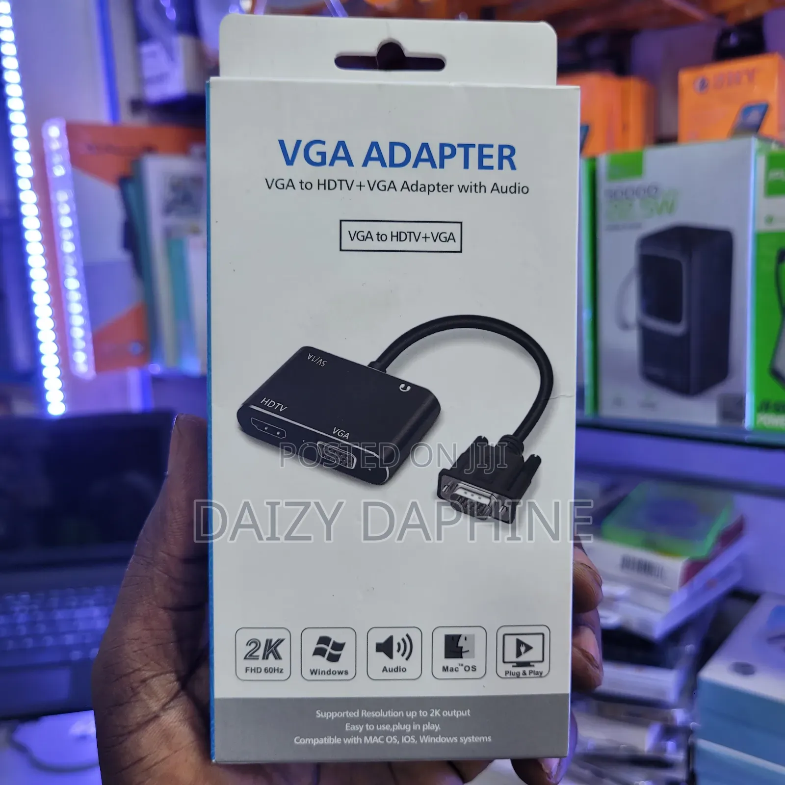 VGA Adaptor to HDMI +VGA +