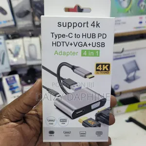 Type-C to Hub Pd Hdtv+Vga+Usb