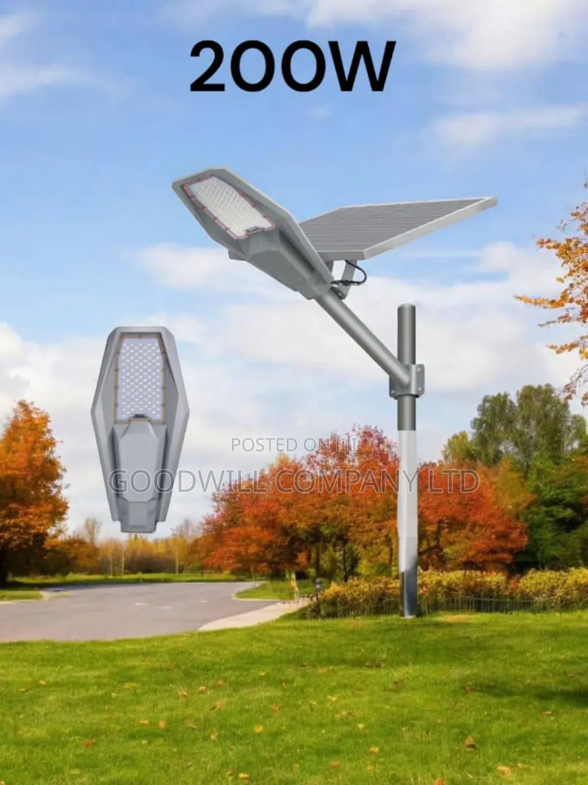 200w Solar Street Light Brandest With Separate Panel