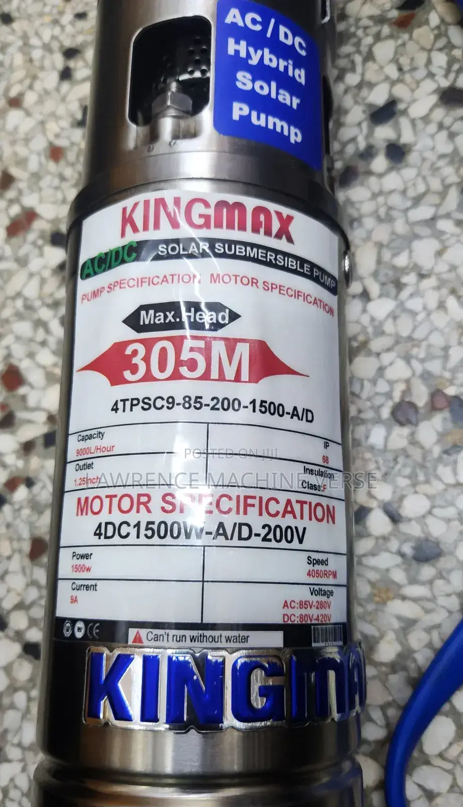 Solar Water 305m With Control Box