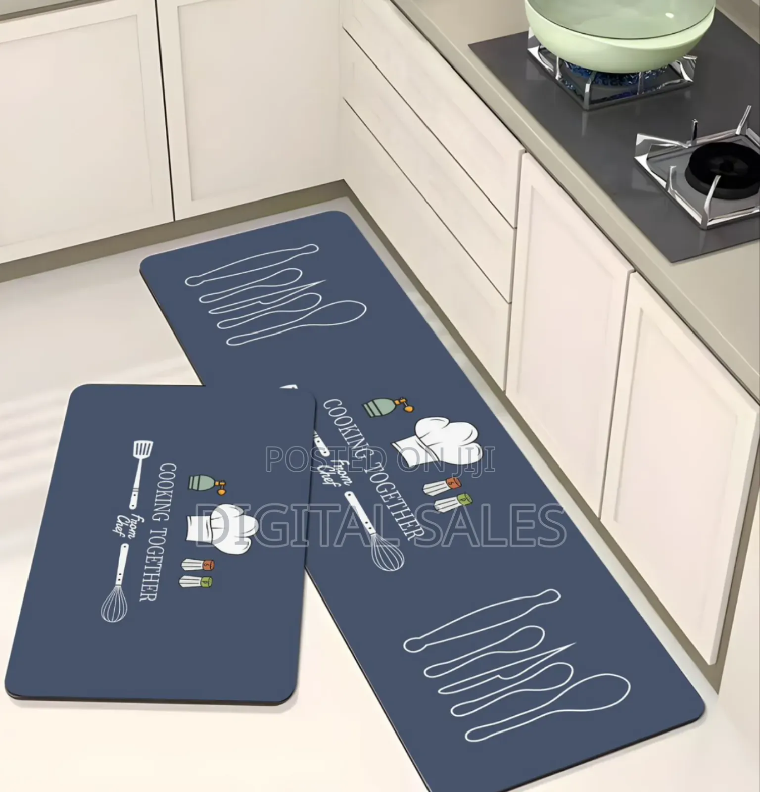 Unique Anti Slip Kitchen Mat
2pcs