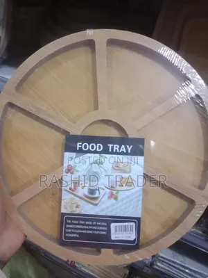 Food Tray From Bamboo Wooden