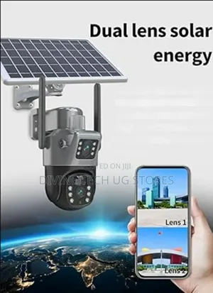 V380 Pro 4g Solar Security Camera Dual Lens PTZ Outdoor Sim