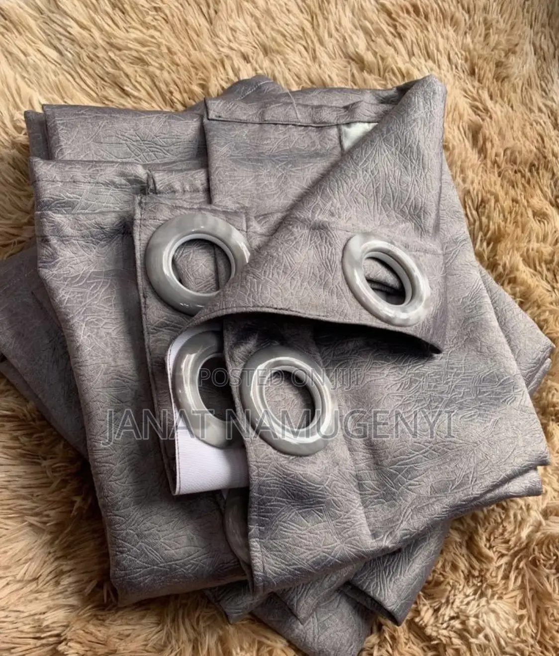 3 Piece Plain Curtains Available
