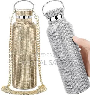 Bling Diamond /Golden Thermo Flask.