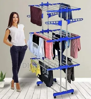 Portable/Movable Laundry Clothes Drying Rack.