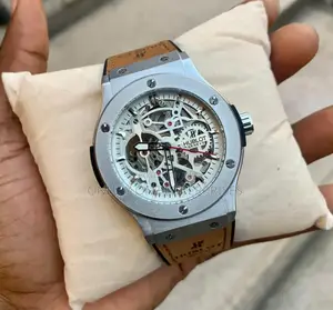 Round Brown Hublot Automatic Watch