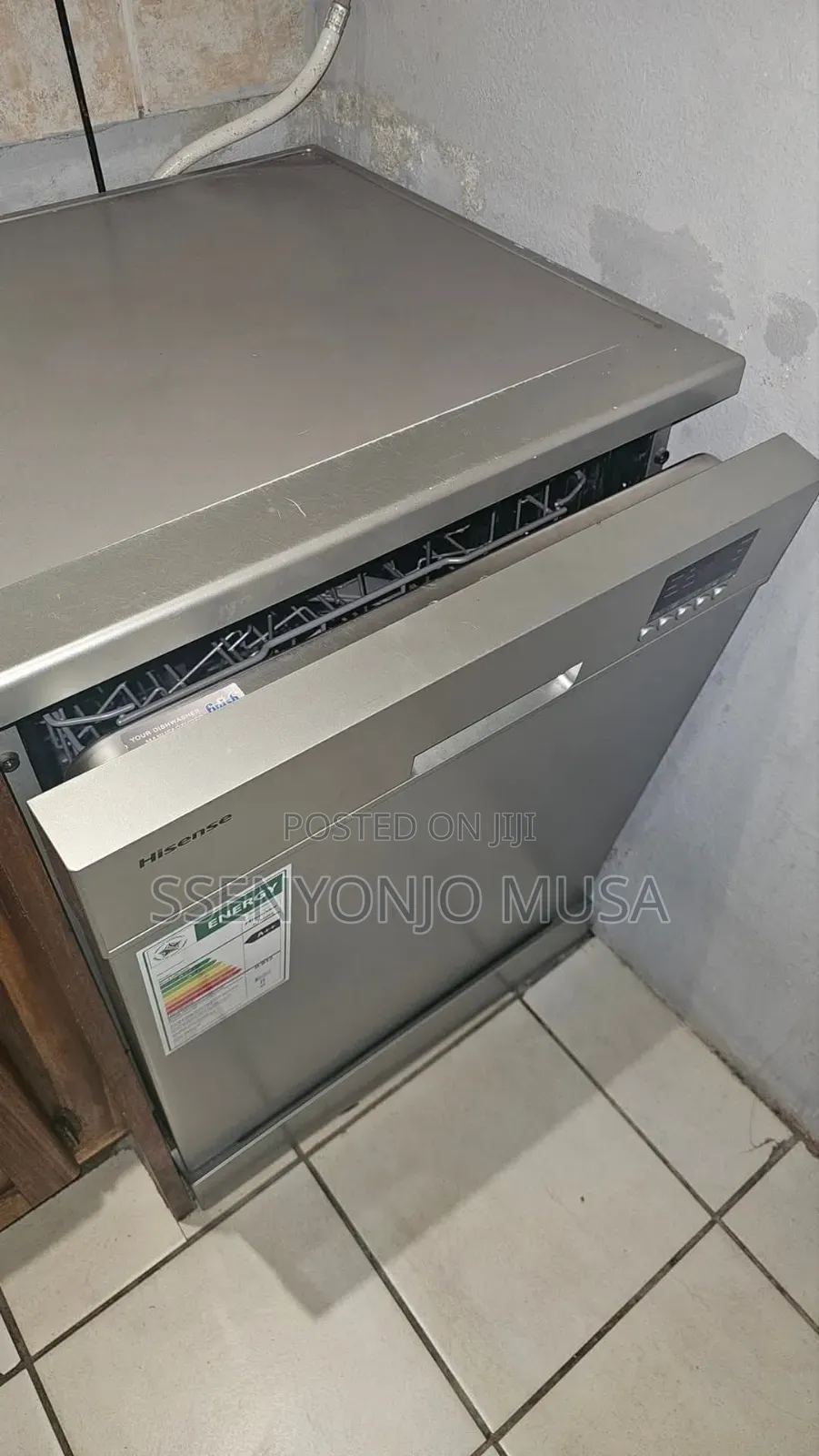 Hisense H13dess 13 Plates Setting Dishwasher, Inox Finish