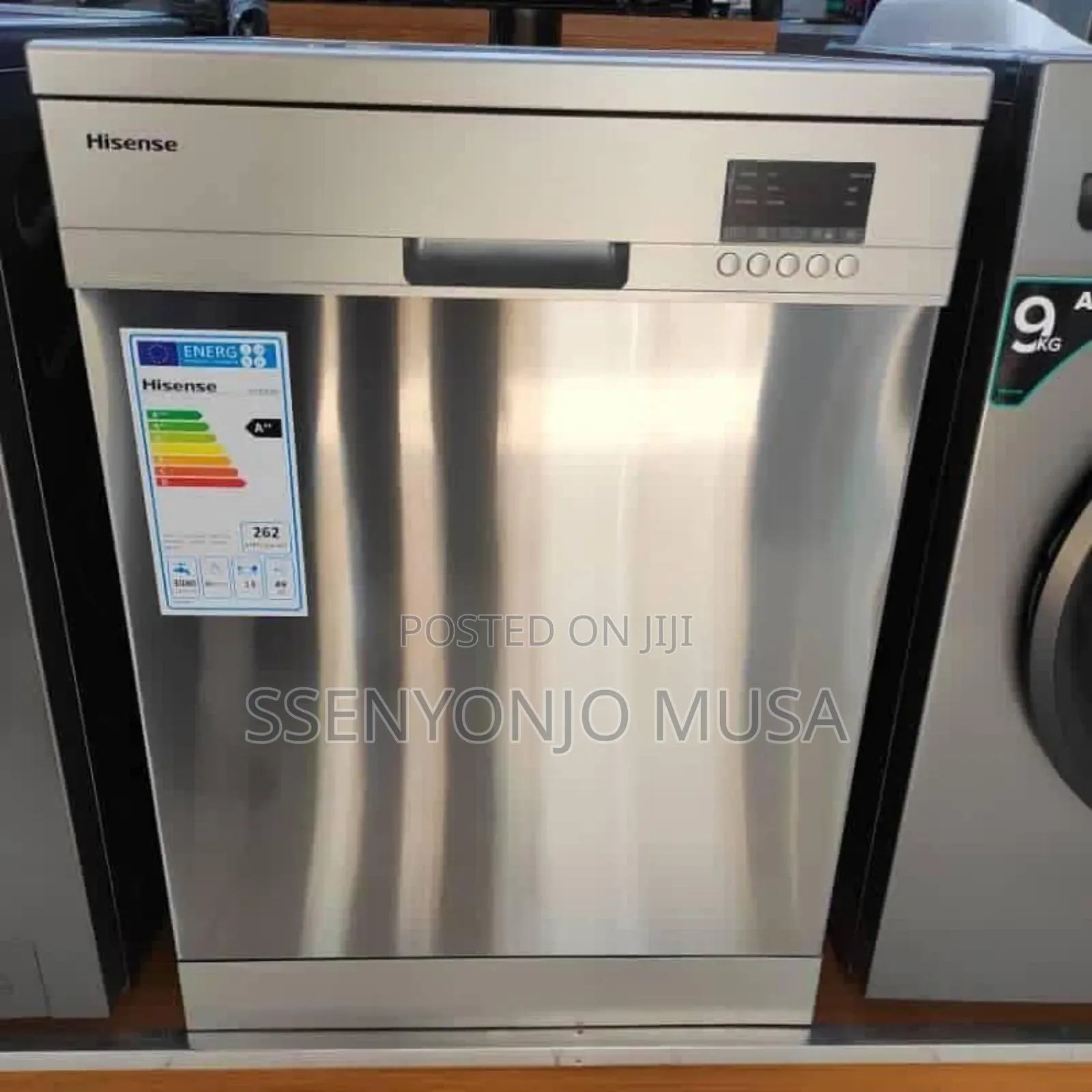 Hisense H13dess 13 Plates Setting Dishwasher, Inox Finish