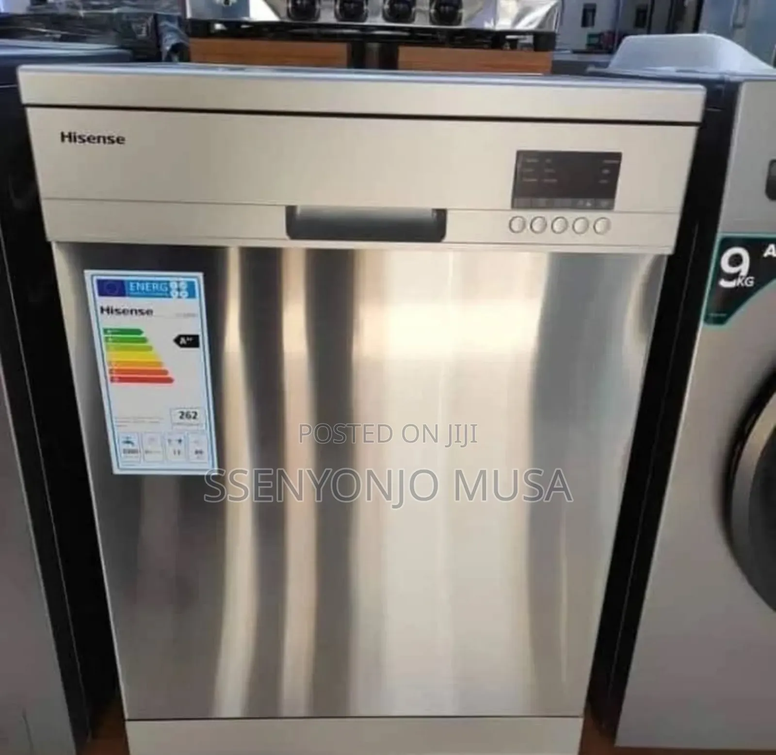 Hisense H13dess 13 Plates Setting Dishwasher, Inox Finish